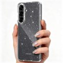 Etui pokrowiec na Samsung Galaxy S26+ FlexAir - przezroczysto brokatowy