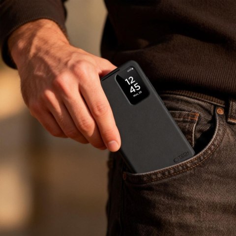 Etui pokrowiec na Samsung Galaxy S26 z kieszenią na karty banknoty Smart Wallet - czarny