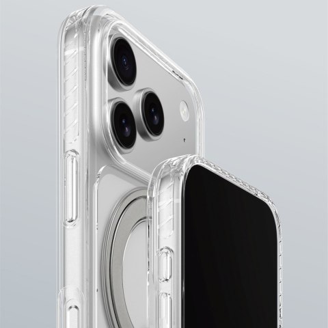 Etui pokrowiec na iPhone 17 Pro Max Titan Pro MagSpin MagSafe - szary