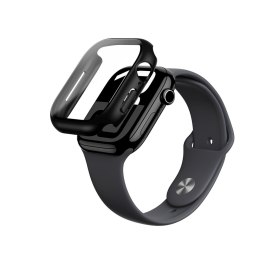 Etui ze szkłem hartowanym do Apple Watch 46mm Radix Glass - czarne