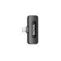 Mikrofon bezprzewodowy z klipsem 120dB 2.4GHz iPhone Lightning - czarny