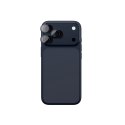 Szkło na aparat do iPhone 17 Pro / Pro Max z niebieską ramką aluminiową Lens Glass