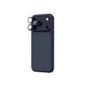 Szkło na aparat do iPhone 17 Pro / Pro Max z niebieską ramką aluminiową Lens Glass