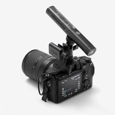 Zestaw mikrofonów bezprzewodowych 4w1 2.4GHz USB-C MAGIC-02 - czarny