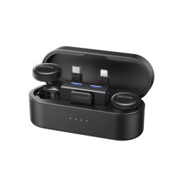 Zestaw mikrofonów bezprzewodowych z etui AI 2.4GHz USB-C
