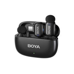 Zestaw mikrofonów bezprzewodowych z etui mini 2-02 2.4GHz USB-C