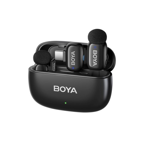Zestaw mikrofonów bezprzewodowych z etui mini 2-02 2.4GHz USB-C