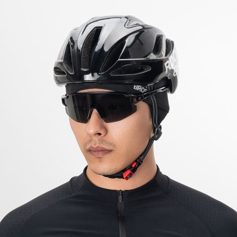 Czapka rowerowa zimowa dwustronna rozmiar 54-61 cm - czarna