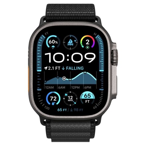 Pasek na zegarek Apple Watch 44 / 45 / 46 / 49 mm - czarny