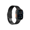Pasek tytanowy na AppleWatch 38/40/41/42/44/45/46/49 mm - czarny