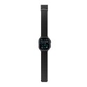 Pasek tytanowy na AppleWatch 38/40/41/42/44/45/46/49 mm - czarny