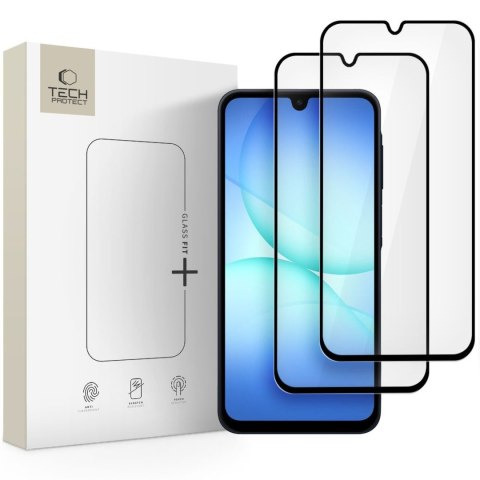 Szkło hartowane na Samsung Galaxy A16 4G / 5G / A26 5G / A17 4G / 5G Glass Fit+ czarne - 2 szt.