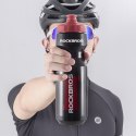 Bidon rowerowy butelka 750 ml - czarno czerwona