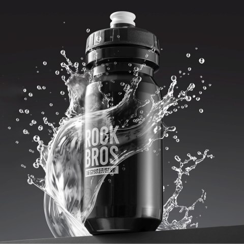 Bidon rowerowy butelka na wodę napoje 600 ml - czarny