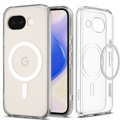 Etui pokrowiec na Google Pixel 10A Ultra Hybrid Mag MagSafe - przezroczysto białe
