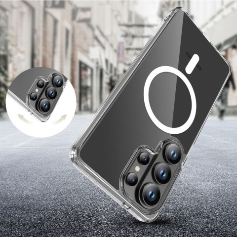Etui pokrowiec na Samsung Galaxy S26 Ultra FlexAir Hybrid MagSafe - przezroczysty