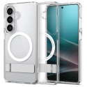Etui pokrowiec na Samsung Galaxy S26+ Ultra Hybrid S Mag MagSafe - przezroczysto biały