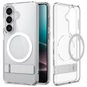 Etui pokrowiec na Samsung Galaxy S26+ Ultra Hybrid S Mag MagSafe - przezroczysto biały