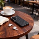 Etui pokrowiec na Samsung Galaxy S26 Ultra Icon Carbon MagSafe - czarno srebrny