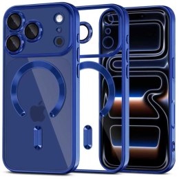 Etui pokrowiec na iPhone 17 Pro MagFlex MagSafe - przezroczysto-granatowy