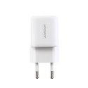 Ładowarka sieciowa USB-A USB-C 33W z kablem 60W USB-C do USB-C 1m - biała