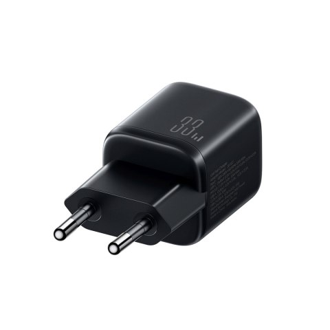 Ładowarka sieciowa USB-A USB-C 33W z kablem 60W USB-C do USB-C 1m - czarna