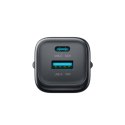 Ładowarka sieciowa USB-A USB-C 33W z kablem 60W USB-C do USB-C 1m - czarna