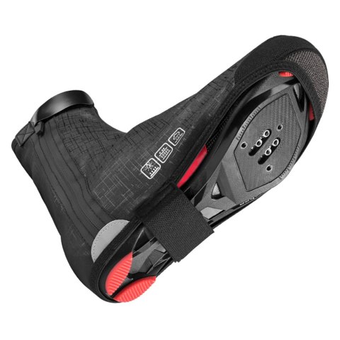 Ochraniacze na buty wiatroodporne wodoodporne 42-46 cm - czarne