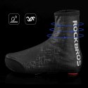 Ochraniacze na buty wiatroodporne wodoodporne 42-46 cm - czarne