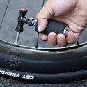 Pompka rowerowa CO2 głowica zawór ze stopu aluminium bez naboju kompatybilna z Presta Schrader