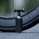 Pompka rowerowa CO2 głowica zawór ze stopu aluminium bez naboju kompatybilna z Presta Schrader