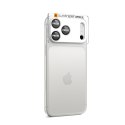 Szkło na obiektyw do iPhone 17 Pro Optik Pro XL - srebrne
