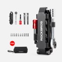 Zestaw narzędzi rowerowych multitool z kluczem grzechotkowym i łyżkami do opon