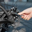 Zestaw narzędzi rowerowych multitool z kluczem grzechotkowym i łyżkami do opon