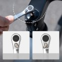 Zestaw narzędzi rowerowych multitool z pompką na naboje CO2 i kluczem grzechotkowym