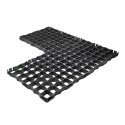 Kratka trawnikowa czarna 500mm x 500mm h 50mm/188/