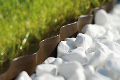 Obrzeże Trawnikowe Faliste Cellfast 10cm 9m Ciemna Zieleń