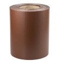 Taśma ogrodzeniowa z klipsami 19cm x 35 mb brązowy
