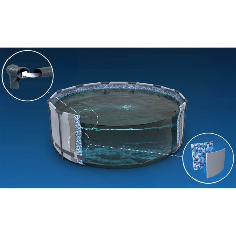 Basen ogrodowy stelażowy 305 x 76 cm zestaw 9w1 Bestway 56408
