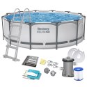 Basen ogrodowy stelażowy 366 x 100 cm zestaw 10w1 Bestway 56418