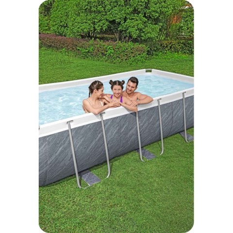 Basen ogrodowy stelażowy 404 x 201 x 100 cm 11w1 Bestway 56721