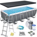 Basen ogrodowy stelażowy 488 x 244 x 122 cm 12w1 Bestway 56670