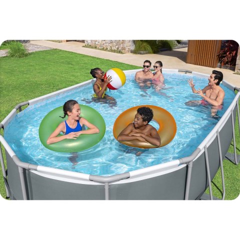 Basen ogrodowy stelażowy 488 x 305 x 107 cm 18w1 Bestway 56448