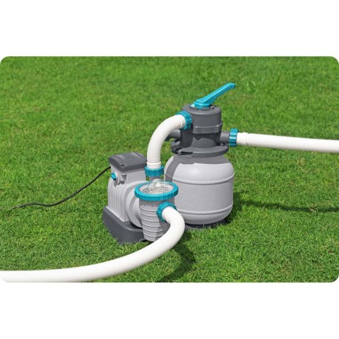 Pompa piaskowa 6056 l/h + piasek 25kg Bestway 58497