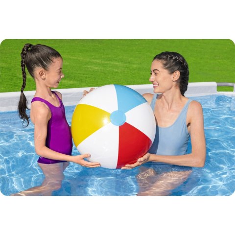 Basen ogrodowy stelażowy 282 x 196 x 84 cm 16w1 Bestway 56629N