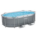 Basen ogrodowy stelażowy 305 x 200 x 84 cm 17w1 Bestway 5614A + maszynka do baniek GRATIS