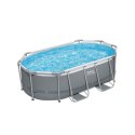 Basen ogrodowy stelażowy 305 x 200 x 84 cm 17w1 Bestway 5614A