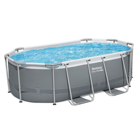 Basen ogrodowy stelażowy 305 x 200 x 84 cm 17w1 Bestway 5614A