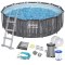 Basen ogrodowy stelażowy 366 x 100 cm 10w1 Bestway 5614X