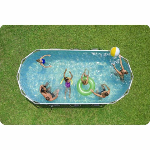 Basen ogrodowy stelażowy 549 x 274 x 122 cm 12w1 Bestway 56710